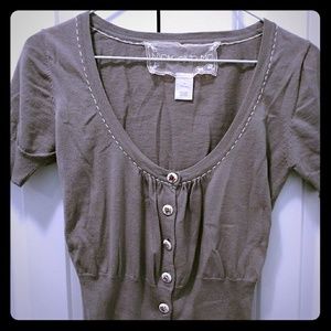 COPY - Cropped short sleeve cardigan